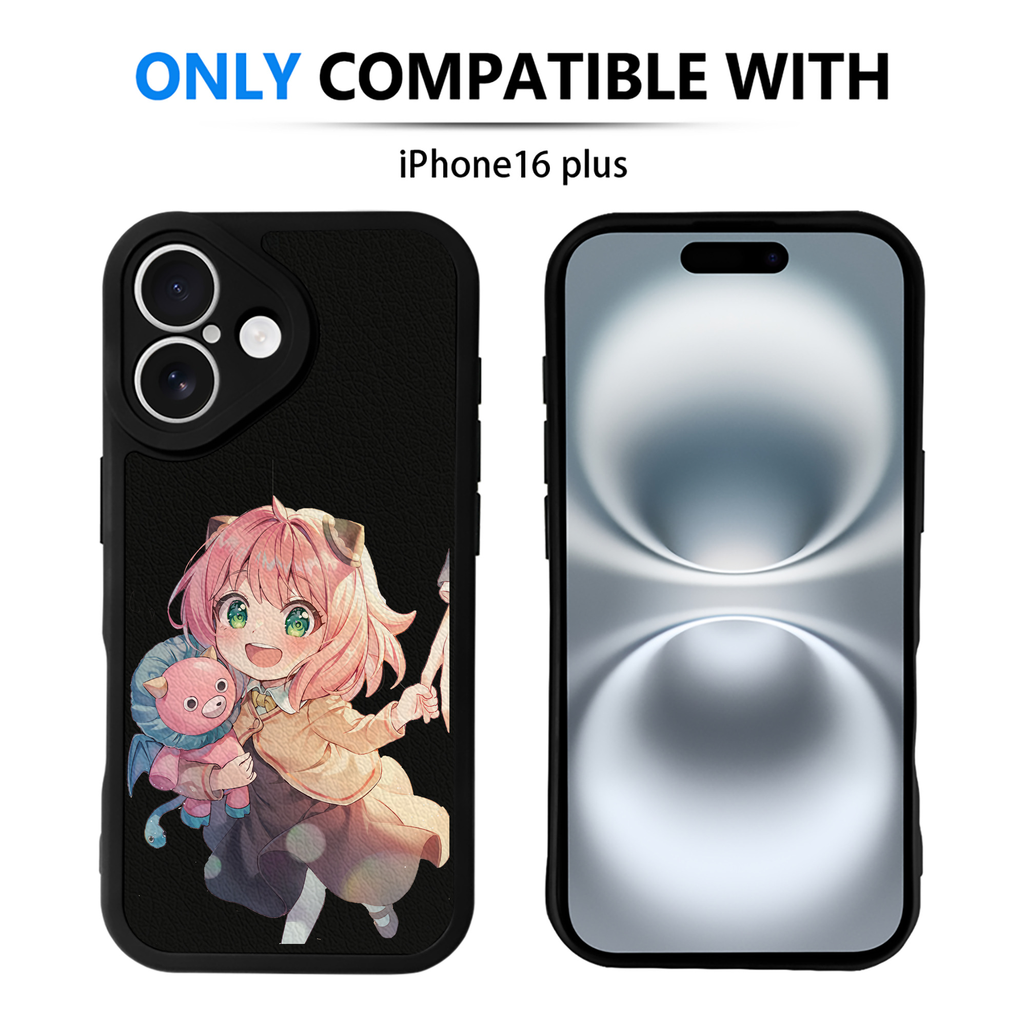 （画像用） SPY×FAMILY间谍家家酒 【iPhone 16シリーズ対応】シリコンスマホケース（レザー調） 材質：シリコン